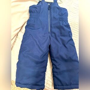 Carter blue Snowsuit Zip Down